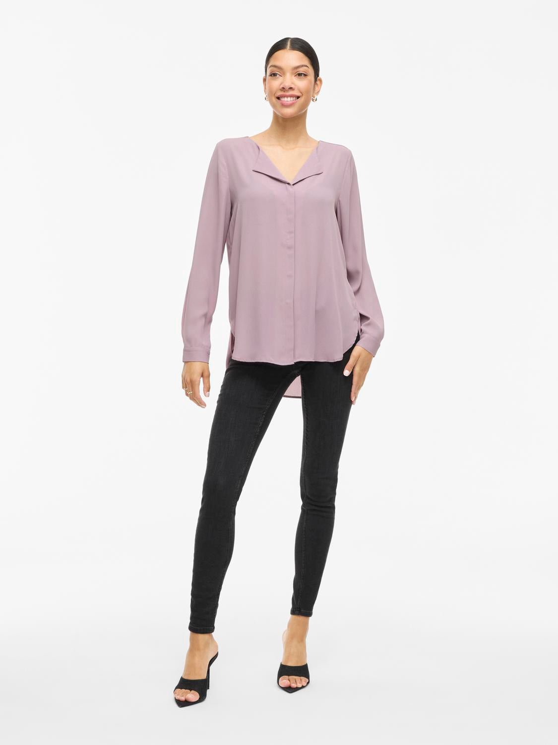 VILUCY Shirt - Toadstool - VERO MODA & VILA Bergvik